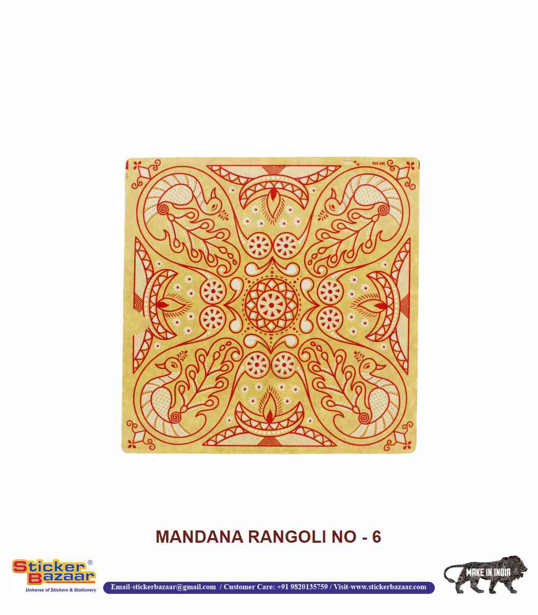 Sticker Bazaar Mandna Rangoli MR6