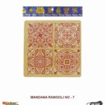 Sticker Bazaar Mandna Rangoli MR7 with Header