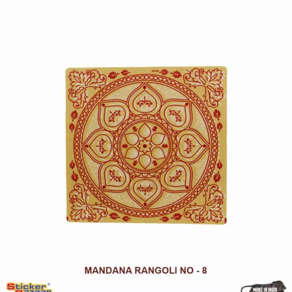 Sticker Bazaar Mandna Rangoli MR8