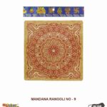 Sticker Bazaar Mandna Rangoli MR9 with Header