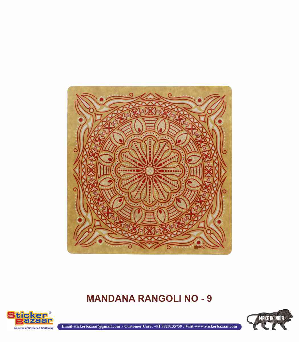 Sticker Bazaar Mandna Rangoli MR9
