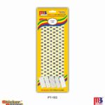 M3 Printed Labels PT-103 Num 1 to 215 White