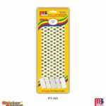 M3 Printed Labels PT-103 Num 1 to 215 White