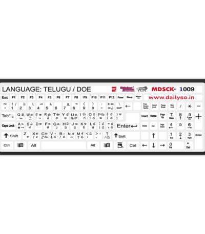 DailySo Telugu / Doe Keyboard Sticker WH Main